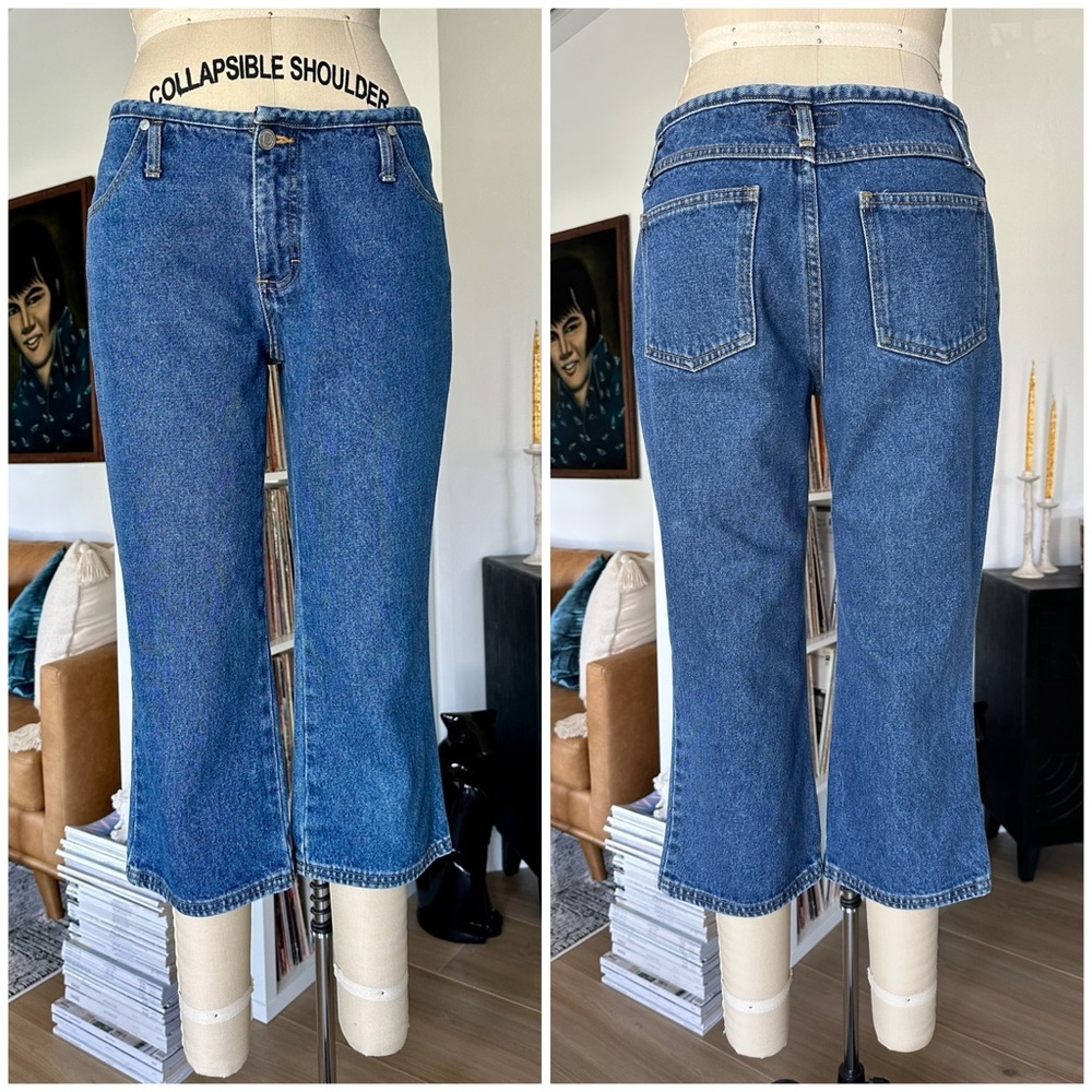 Vintage Low Rise No Boundaries Cropped Jeans